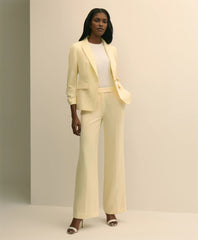 Crepe Wide-Leg Pants / Brooks Brothers Women
