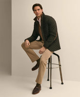 Diamond-Quilted Blazer in Cotton Blend / Brooks Brothers Men