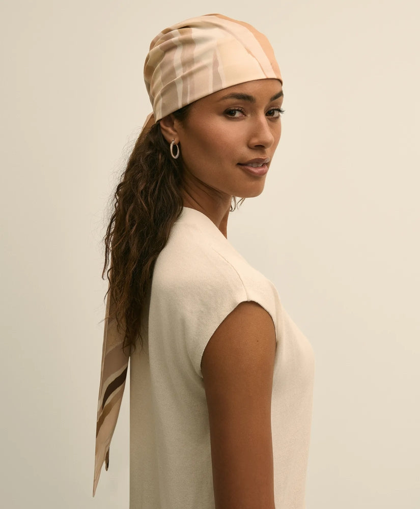 Eugenia Kim Satin Headscarf / Brooks Brothers Women