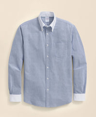 Friday Shirt, Oxford with White Collar / Brooks Brothers Men