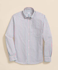 Friday Shirt, Poplin Holiday Stripe / Brooks Brothers Sale