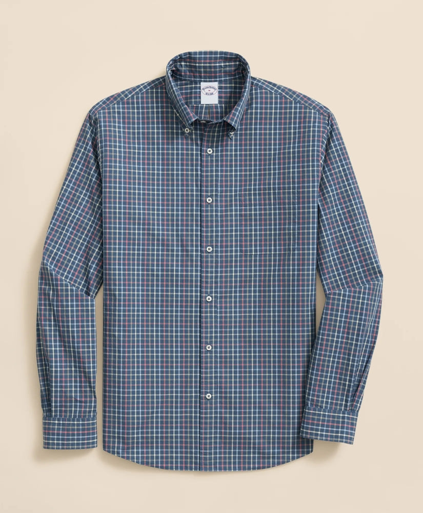 Friday Shirt, Poplin Windowpane / Brooks Brothers Sale