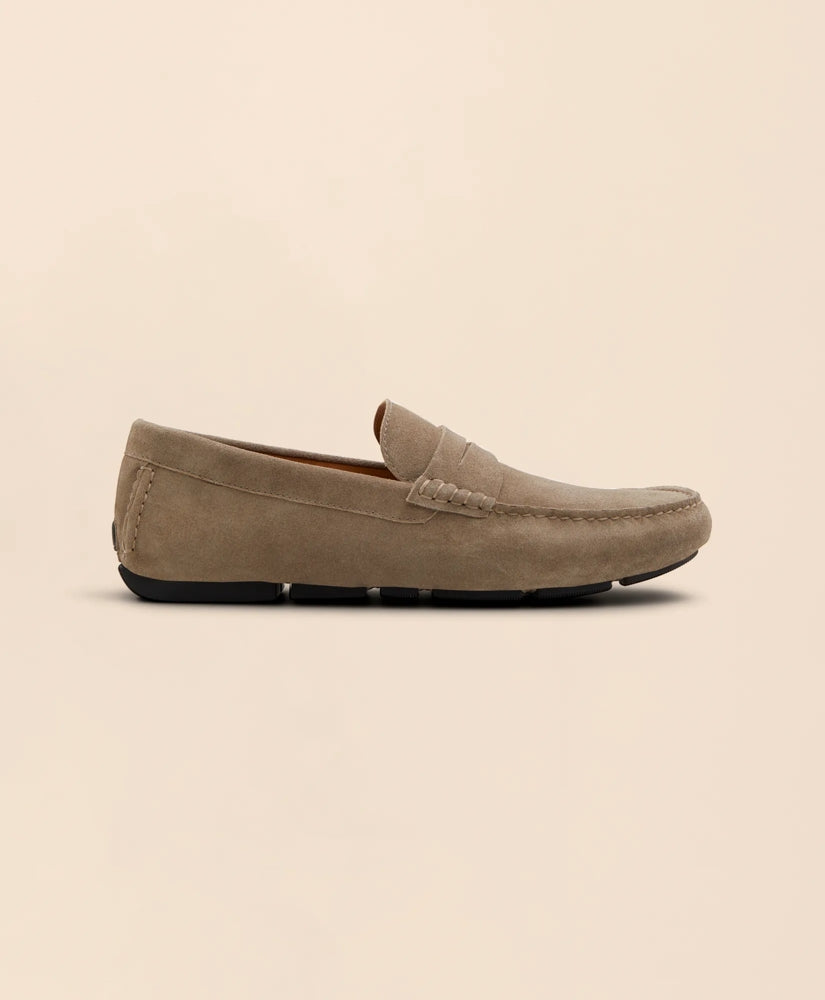 Jefferson Suede Driving Moccasins / Brooks Brothers Men