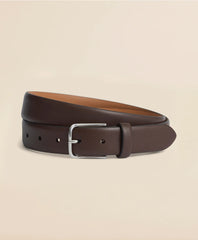 Leather Feather Edge Belt / Brooks Brothers Men