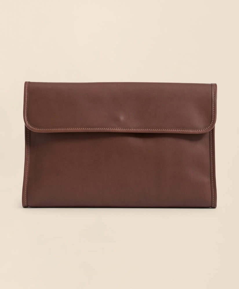 Leather Portfolio Case / Brooks Brothers Men