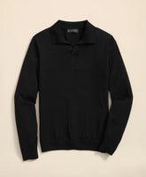 Lightweight Luxe All-Season Sweater, Johnny Collar / Brooks Brothers Sale
