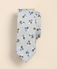 Linen-Silk Floral Tie / Brooks Brothers Men