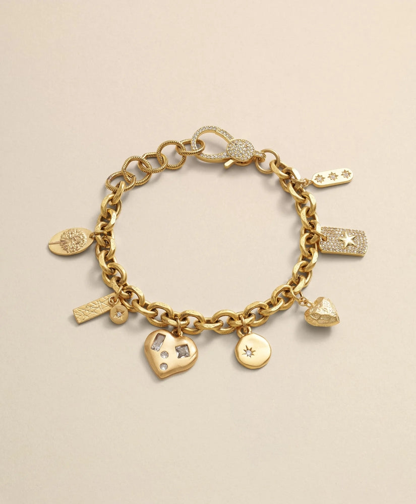 Loni Paul Charm Bracelet in 14K Plated Gold / Brooks Brothers Women