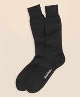 Merino Wool Big Dot Crew Socks / Brooks Brothers Men