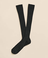 Merino Wool Blend Over-the-Calf Ribbed Socks / Brooks Brothers Men