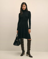 Merino Wool Turtleneck Dress / Brooks Brothers Sale