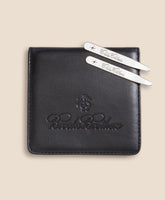 Metallic Collar Stays with Nappa Leather Case / Brooks Brothers Men