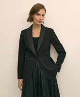 Crepe Shawl-Collar Dinner Jacket / Brooks Brothers Sale