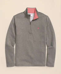 Cotton Blend Pique Quarter-Zip / Brooks Brothers Sale