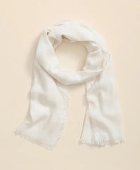 Viscose-Modal-Cotton Blend Shimmer Stripe Scarf / Brooks Brothers Sale