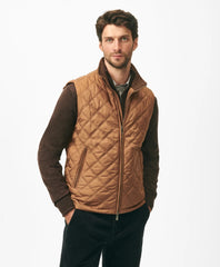 Paddock Diamond Quilted Vest / Brooks Brothers Men