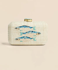 Pamela Munson Sardines Clutch / Brooks Brothers Women