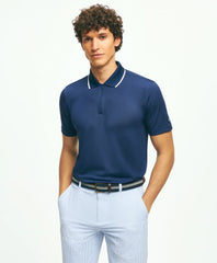 Performance Series Quarter-Zip Pique Polo Shirt / Brooks Brothers Men