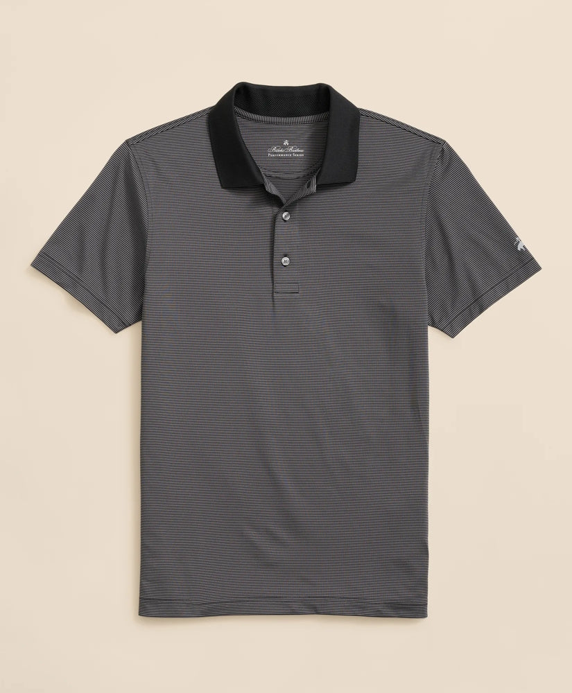 Performance Series Micro Stripe Jersey Polo Shirt / Brooks Brothers Men