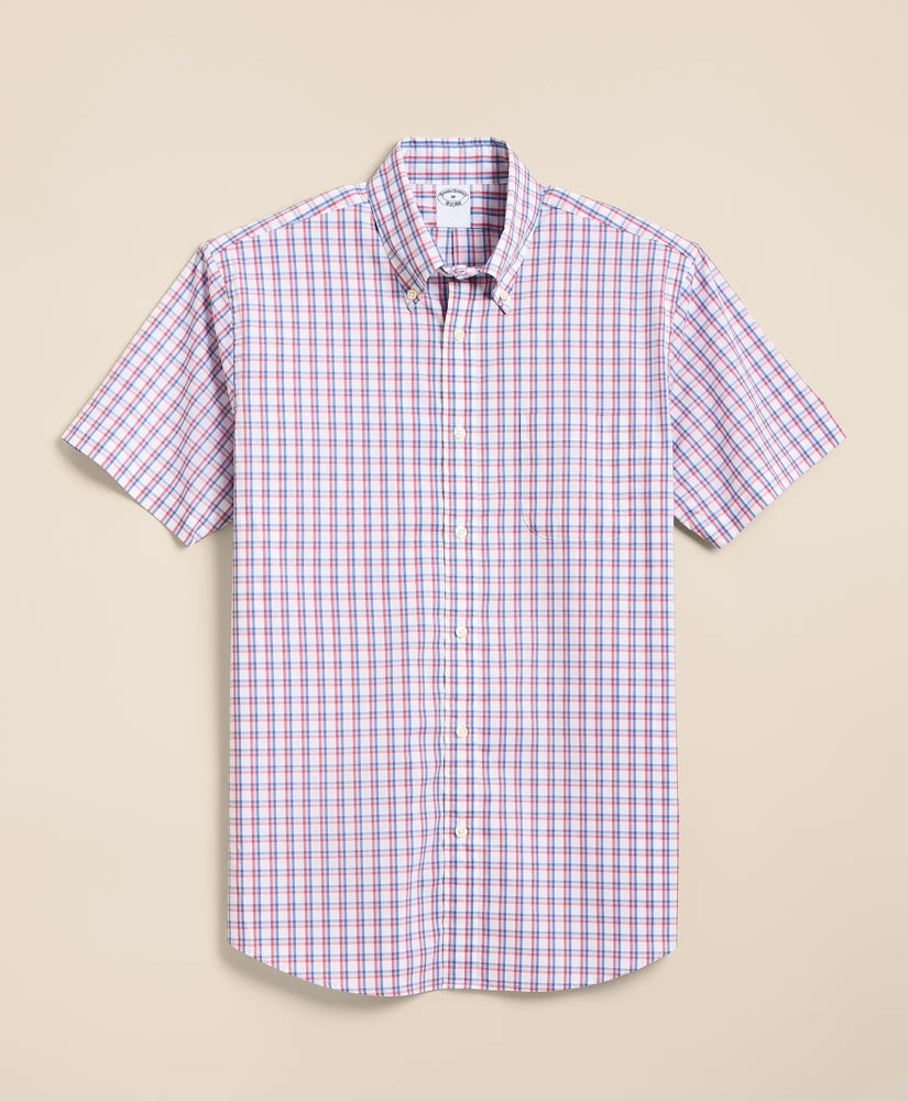 Performance Series Stretch Polo Button-Down Collar, Check Sport Shirt / Brooks Brothers Men