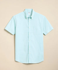 Performance Series Stretch Polo Button-Down Collar, Gingham Sport Shirt / Brooks Brothers Men