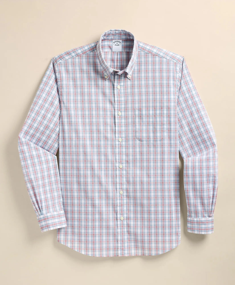 Performance Series Stretch Polo Button-Down Collar, Tartan Sport Shirt / Brooks Brothers Shirts