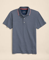 Performance Series Striped Pique Polo Shirt / Brooks Brothers Sale