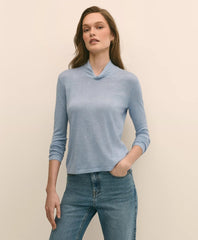 Silk Cashmere Twist Neck Sweater / Brooks Brothers Sale