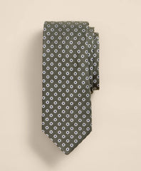 Silk Flower Foulard Tie / Brooks Brothers Men