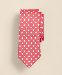 Linen-Silk Dot Tie / Brooks Brothers Men