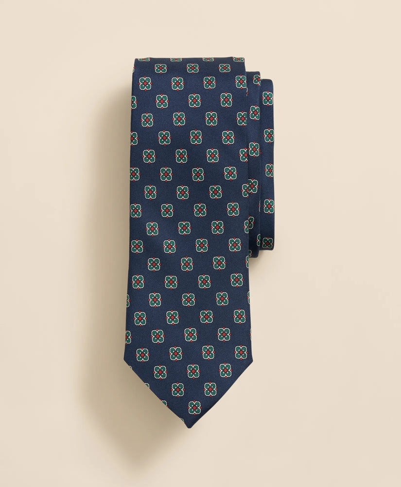 Silk Spaced Flower Tie / Brooks Brothers Men