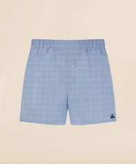 Slim Fit Cotton Broadcloth Check Boxers / Brooks Brothers Men
