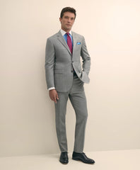 Slim Fit Wool Sharkskin 1818 Suit / Brooks Brothers Men