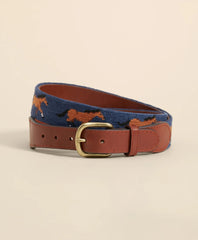Smathers & Branson Needlepoint Horse Belt / Brooks Brothers Men