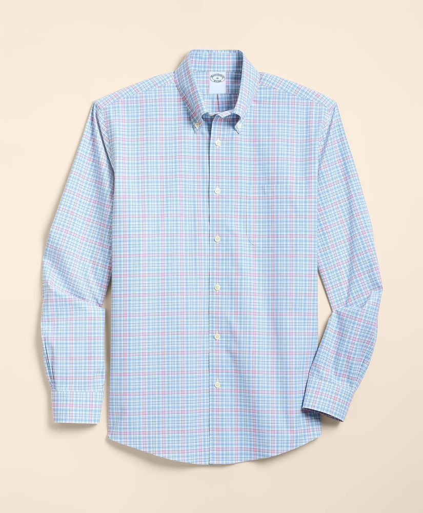 Stretch Non-Iron Poplin Polo Button-Down, Sport Shirt / Brooks Brothers Men