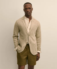 Sweater Blazer In Linen-Cotton Blend / Brooks Brothers Men