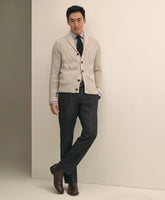 Traditional Fit Wool Flannel Dress Pants / Brooks Brothers Men