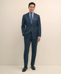 Traditional Fit Wool Tic 1818 Suit / Brooks Brothers Tailored