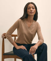 Ultimate Merino Wool V-Neck Sweater / Brooks Brothers Women