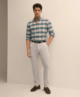 Washed Cotton Seersucker Pants / Brooks Brothers Men