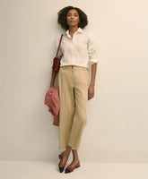 Cropped Wide-Leg Advantage Chino / Brooks Brothers Women