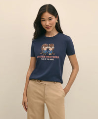 Women's Lunar New Year 100% Cotton Graphic T-Shirt / Brooks Brothers Sale