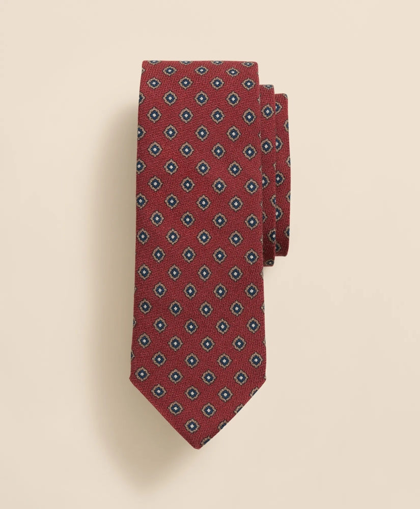 Wool-Silk Medium Square Tie / Brooks Brothers Men