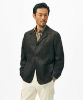 Tailored Shirt Jacket in Wool Flannel / Brooks Brothers Sale
