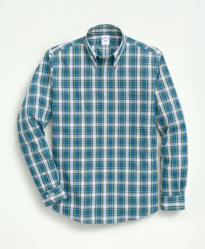 Friday Shirt, Poplin Tartan / Brooks Brothers Sale
