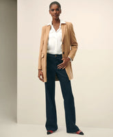 Camel Hair Car Coat / Brooks Brothers Women