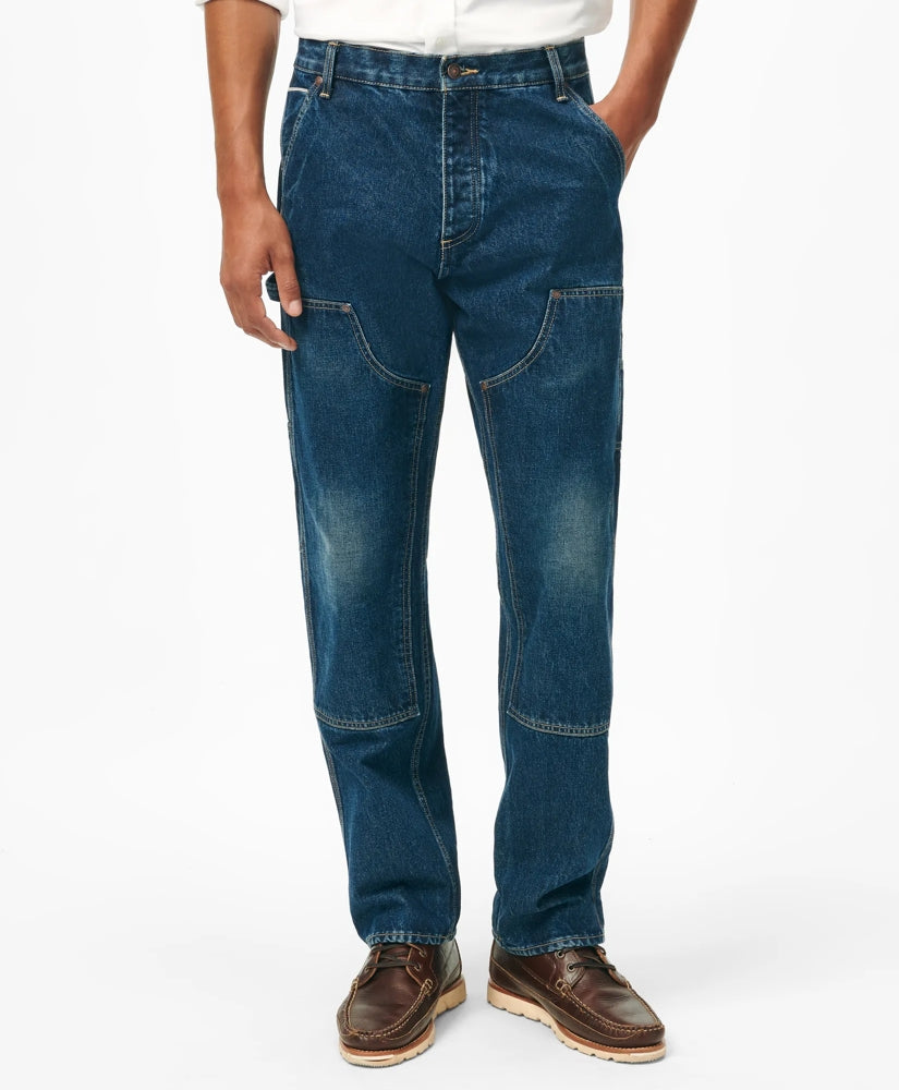 Cherry Street Selvedge Denim Carpenter Pants / Brooks Brothers Men