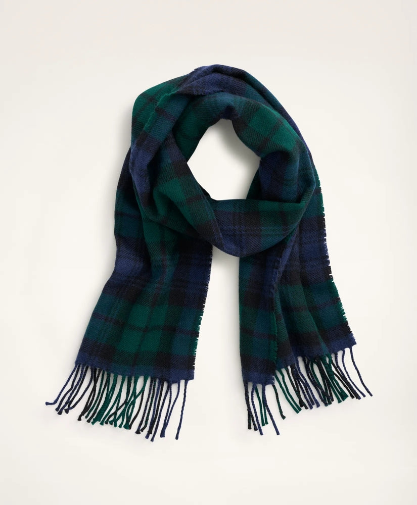Lambswool Black Watch Tartan Scarf / Brooks Brothers Men