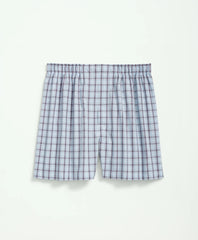 Cotton Broadcloth Plaid Boxers / Brooks Brothers Sale