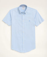 Stretch Non-Iron Oxford Button-Down Collar Short-Sleeve Sport Shirt / Brooks Brothers Shirts